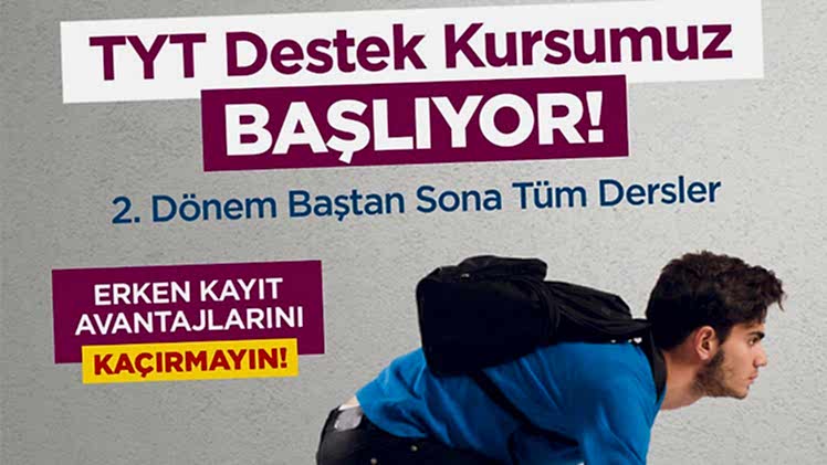 Adana’da TYT Destek Kursu Başlıyor! Adana’da TYT Destek Kursu Başlıyor!