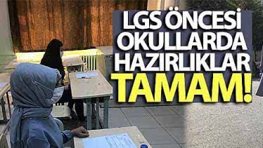LGS İçin Hazırlıklar Tamam! LGS İçin Hazırlıklar Tamam!