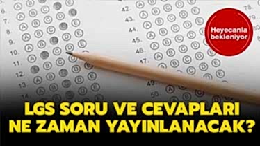 2021 LGS Sınav Soruları ve Cevap Anahtarı Kitapçığı Yayınlandı mı? 2021 LGS Sınav Soruları ve Cevap Anahtarı Kitapçığı Yayınlandı mı?